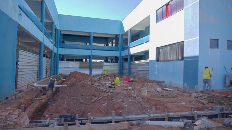 Em parceria com o Estado, prefeitura inicia reforma de escola em Lucas; R$ 3 milhões de investimento