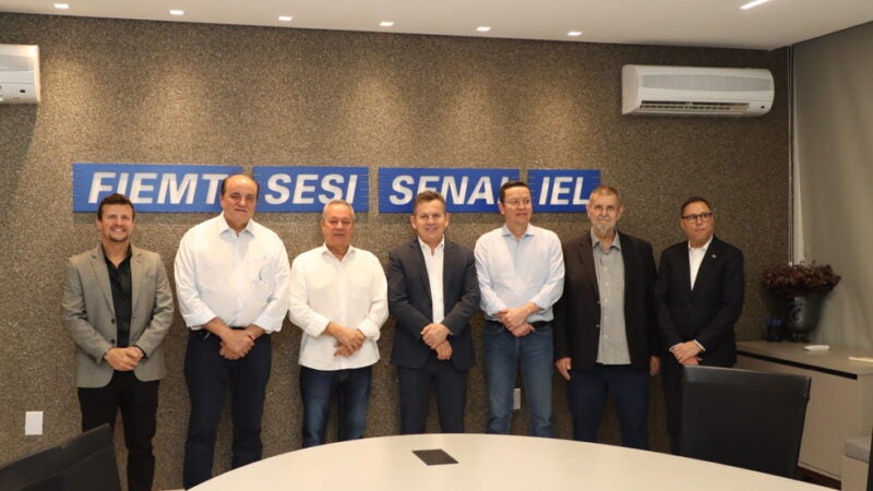 Presidente da CNI se reúne com Mauro e Fiemt para debater pautas da indústria mato-grossense
