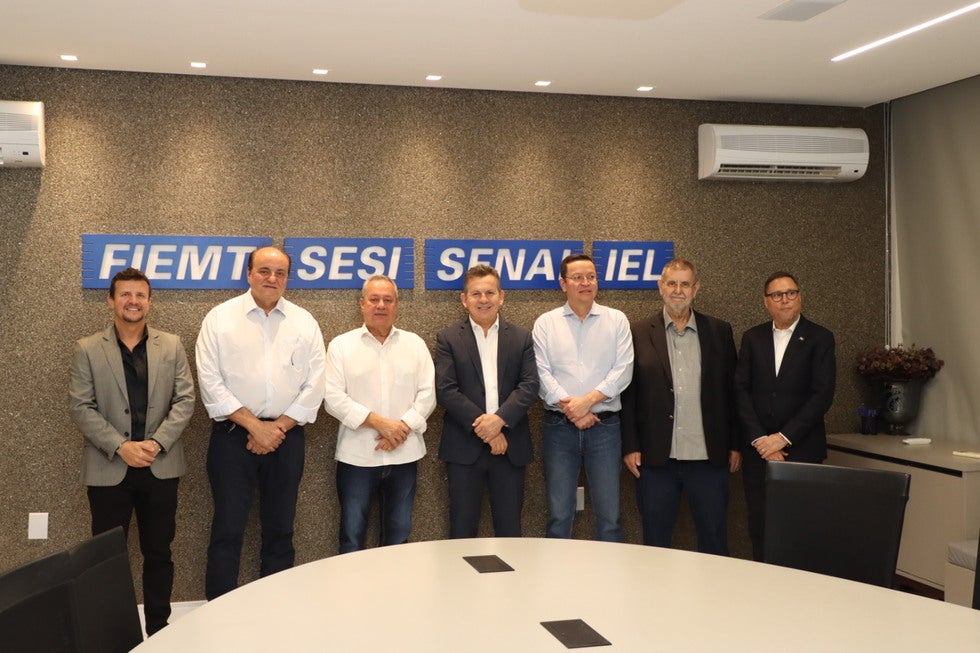 Presidente da CNI se reúne com Mauro e Fiemt para debater pautas da indústria mato-grossense