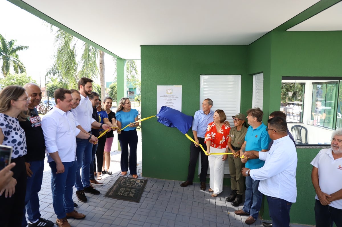 Prefeito entrega ampliação de escolas em Lucas do Rio Verde