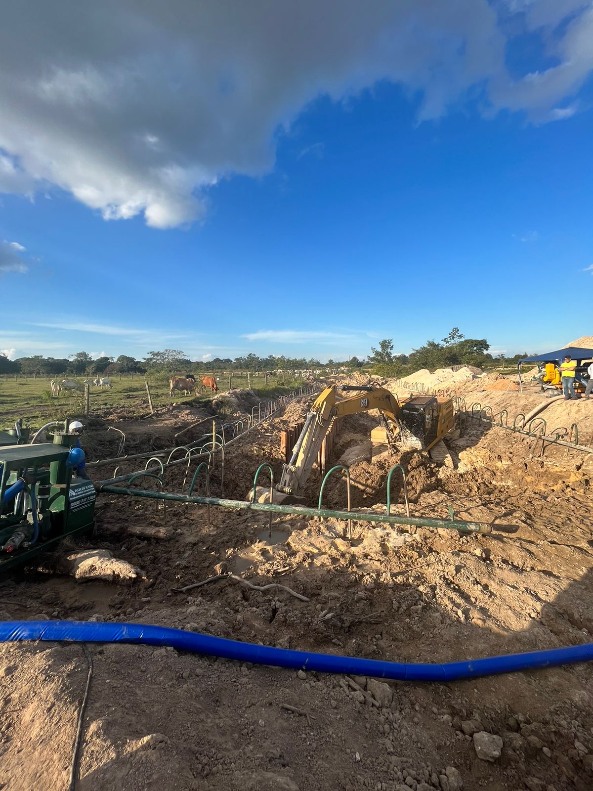 Obras do interceptor Gonçalves avançam com o propósito de ampliar o tratamento de esgoto em Sorriso