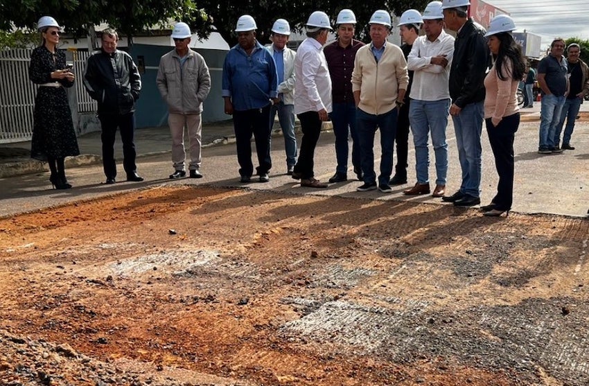 Começa em Sinop microrrevestimento asfáltico em 18 bairros; prefeitura investe R$ 18 milhões
