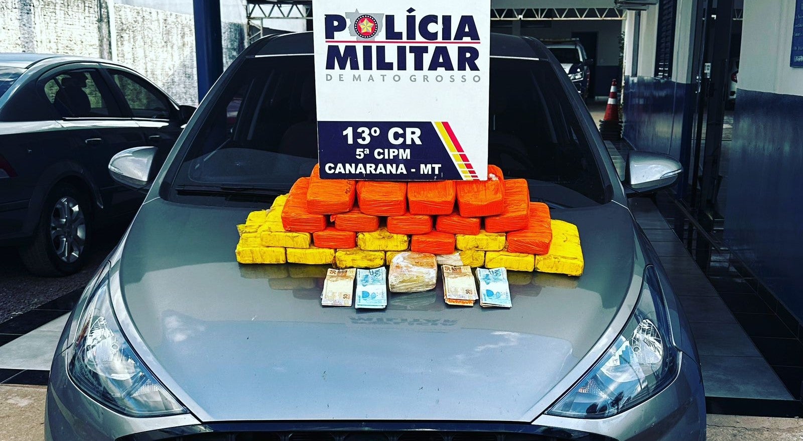 Polícia Militar e Gefron apreendem 22 quilos de cocaína