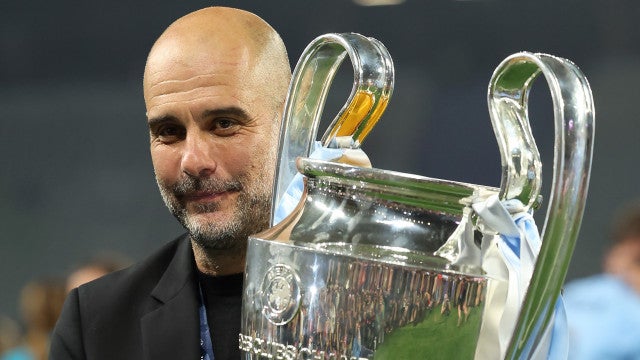 Guardiola admite alívio com título da Liga e brinca com Real: ‘Estamos a 13 troféus de vocês’