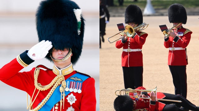 Realeza britânica é detonada por desmaios de guardas em parada real
