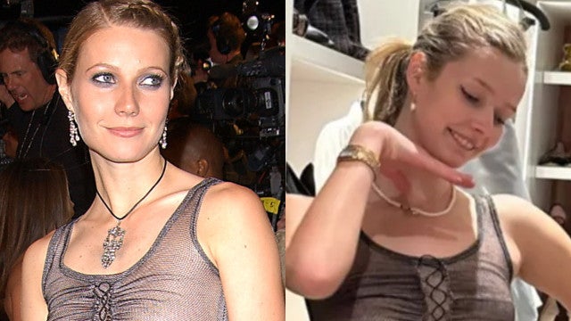 Filha de Gwyneth Paltrow e Chris Martin usa vestido da mãe com 20 anos