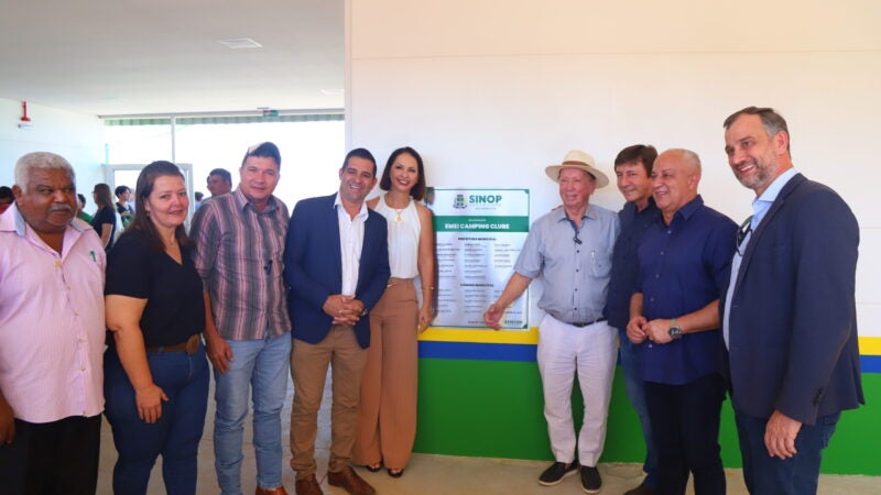 Prefeito inaugura nova escola em Sinop que atenderá 300 crianças  