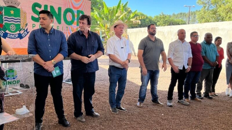 Prefeito lança obra de UBS do Menino Jesus em Sinop; R$ 4 milhões