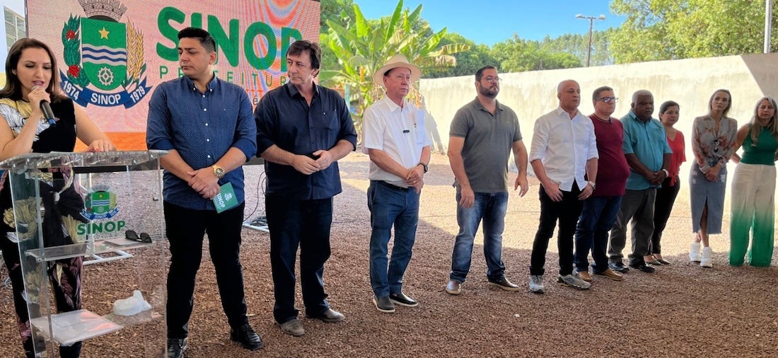 Prefeito lança obra de UBS do Menino Jesus em Sinop; R$ 4 milhões