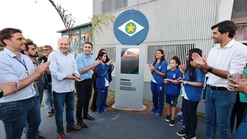 Governo do Estado entrega reforma de escola em Mato Grosso com investimento de R$ 3,1 milhões
