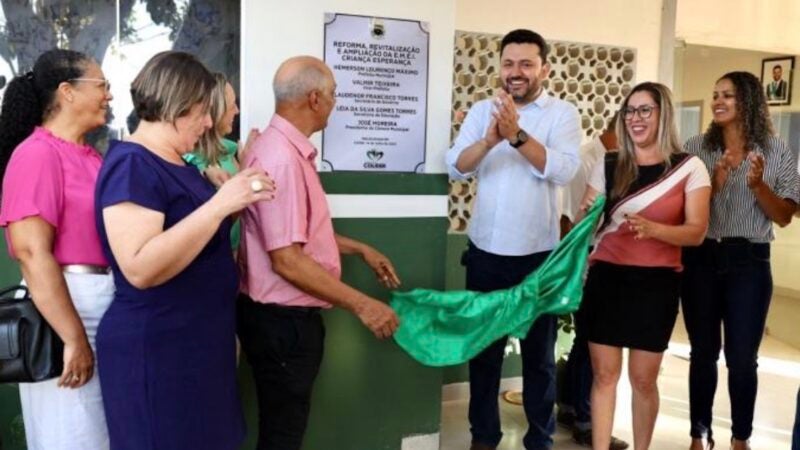 Prefeito inaugura modernização de escola em Colíder