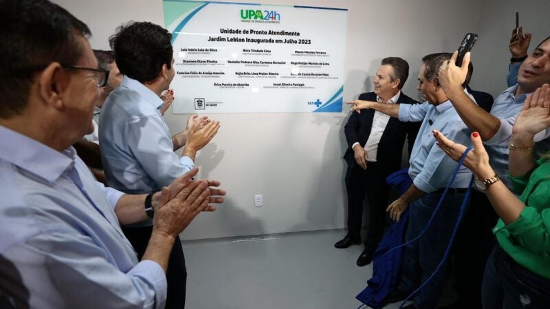 Governador entrega UPA em Cuiabá e diz que ficou obra ficou parada por “incompetência”