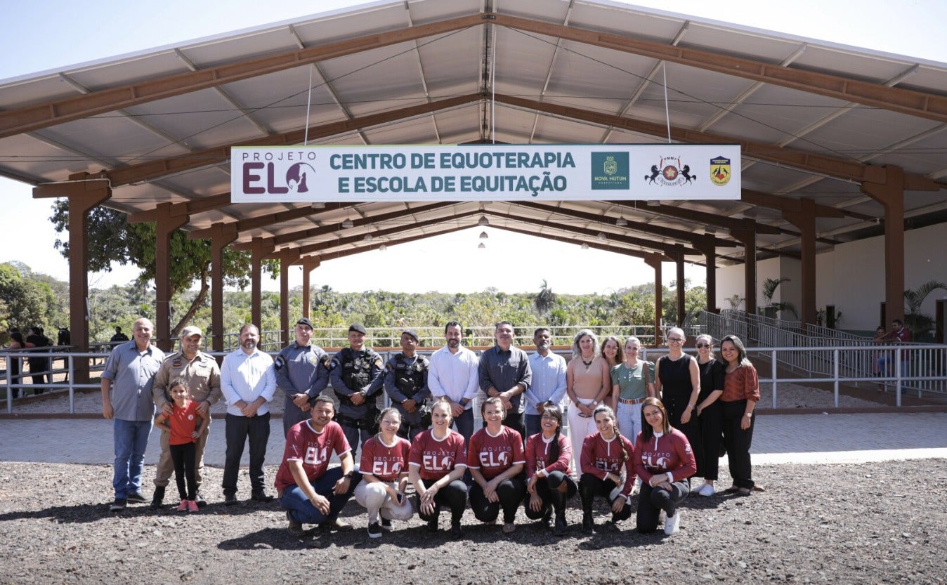 Prefeitura e Polícia Militar inauguram centro de equoterapia 100% SUS em Nova Mutum