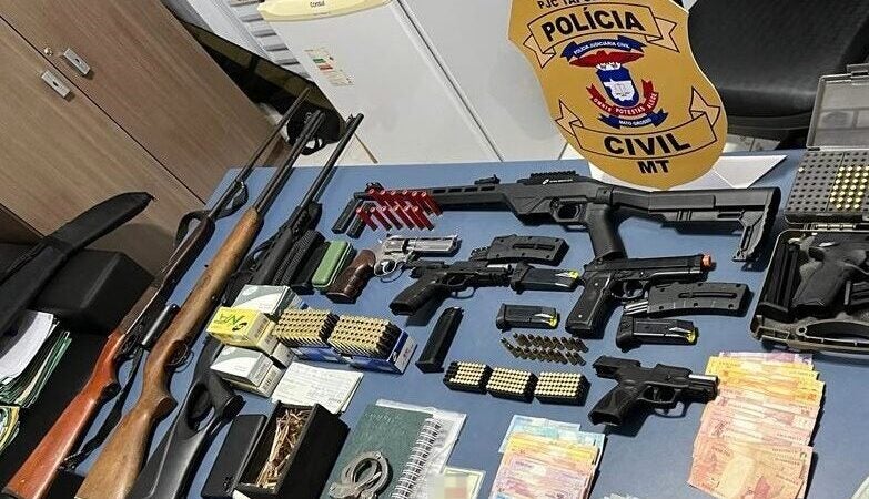 Polícia faz operação no Nortão para prender grupo envolvido em extorsão a comerciantes e venda ilegal de armas de fogo