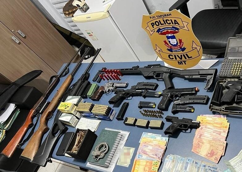 Polícia faz operação no Nortão para prender grupo envolvido em extorsão a comerciantes e venda ilegal de armas de fogo