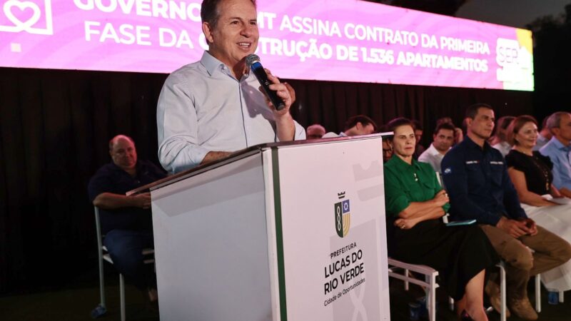 Governador atende prefeito e anuncia mais 1,5 mil casas em Lucas; 3 mil unidades