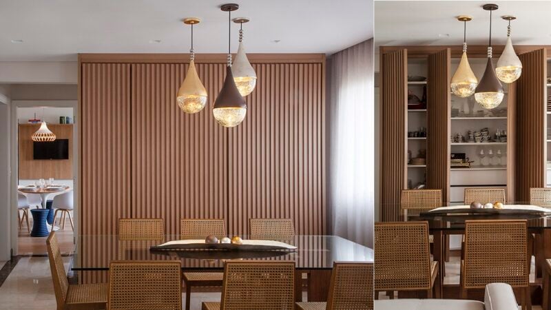 A discrição no décor com soluções camufladas nos ambientes