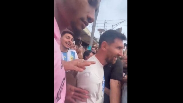 Acabou o sossego em Miami? Messi ‘engolido’ por multidão de torcedores