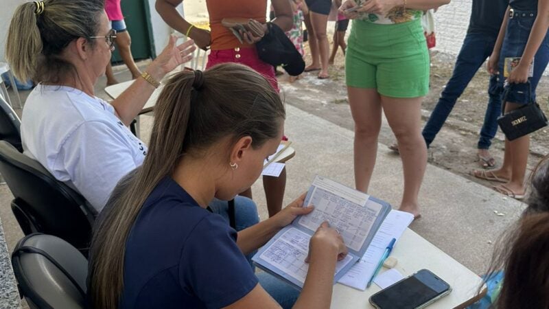 Bairro Santa Marta, em Guarantã do Norte, recebeu o projeto SAÚDE NO BAIRRO com atendimentos e a Campanha de Multivacinação