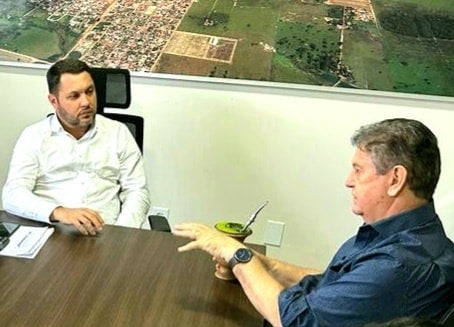 Presidente Valcimar conversa com Banazeski sobre desenvolvimento e reivindica apoio para infraestrutura do Distrito Industrial