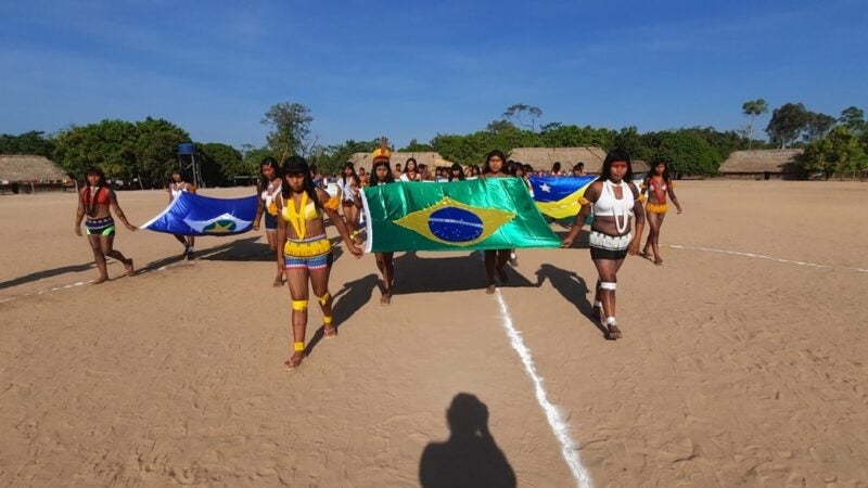 360 competidores disputam a II Olímpiada Indígena Panará na Aldeia Sãnkoraçã
