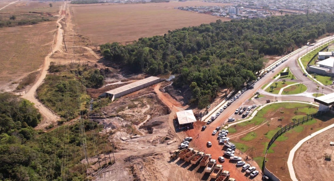 Prefeito lança obra de avenida que dará acesso a bairros e ao aeroporto de Sinop