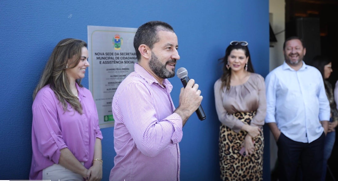 Prefeito inaugura sede da secretaria de Ação Social de Nova Mutum