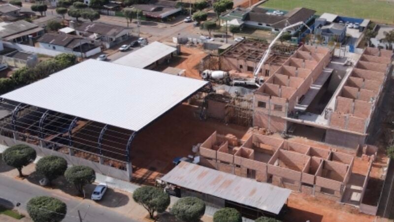 Executados 50% das obras da escola para 400 alunos em Lucas do Rio Verde