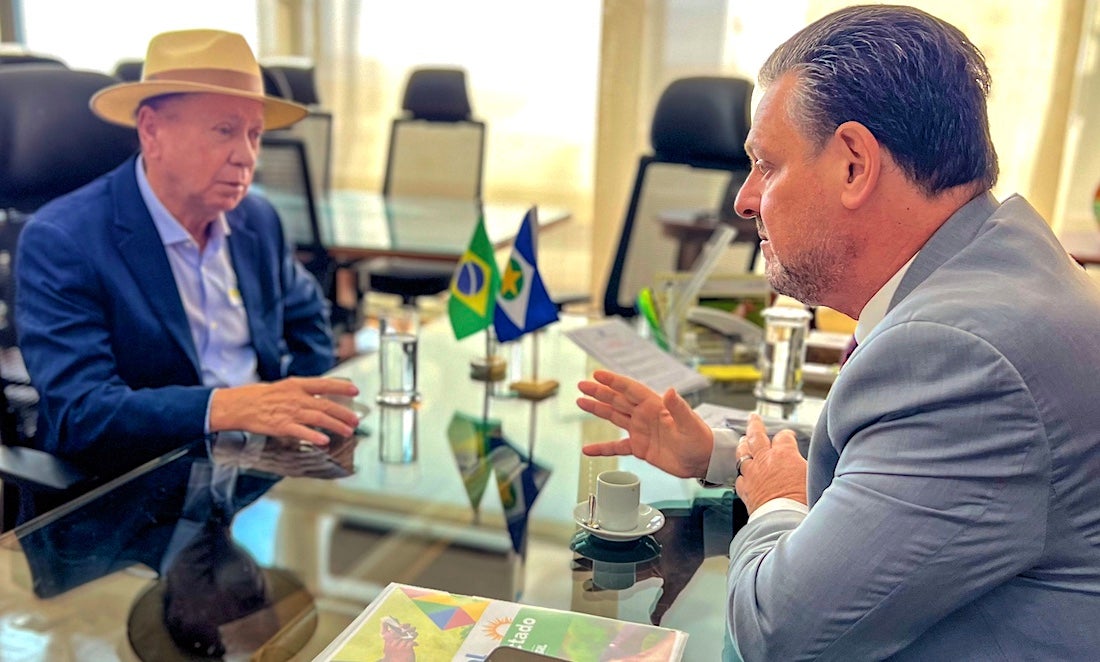 Prefeito de Sinop articula com ministro verbas para fazer mais um viaduto na 163 em Sinop e maquinários