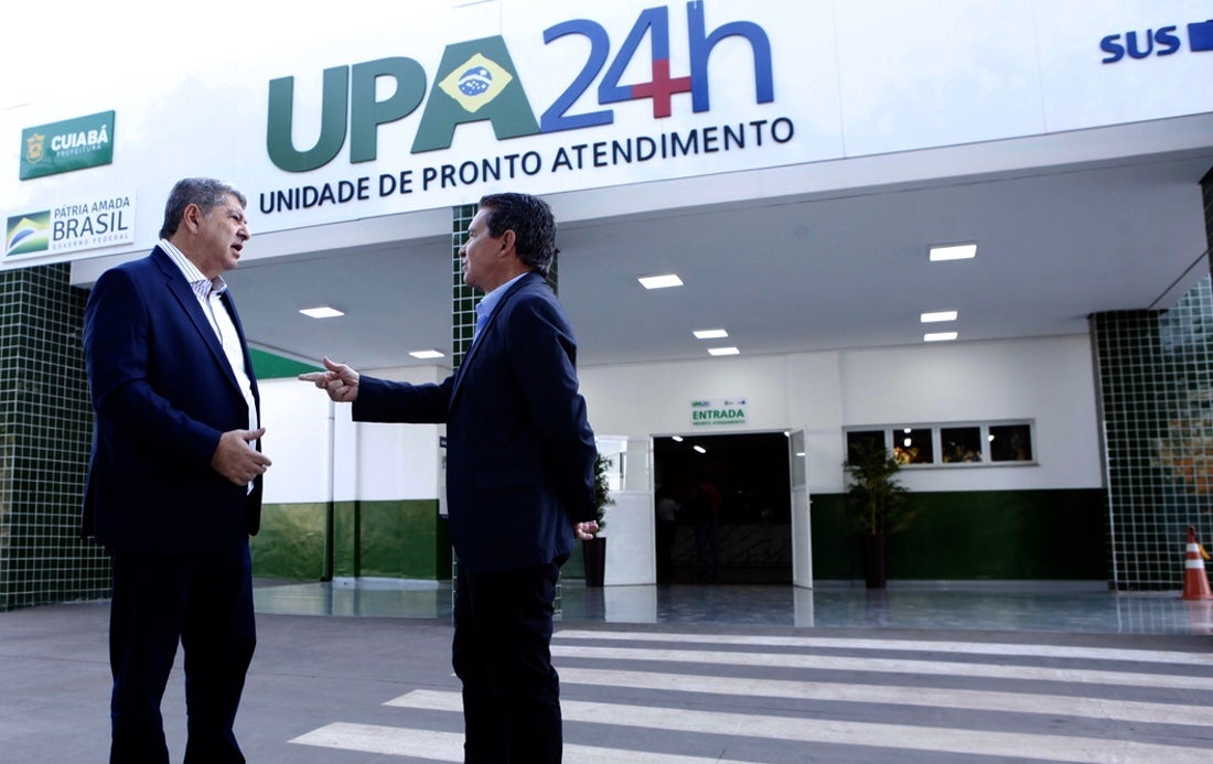 Conselheiros do TCE inspecionam e elogiam UPA Leblon em Cuiabá e cobram construção de nova unidade