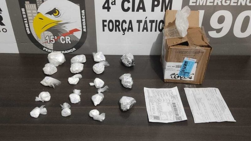 Força Tática apreende mais de meio quilo de drogas em Guarantã do Norte