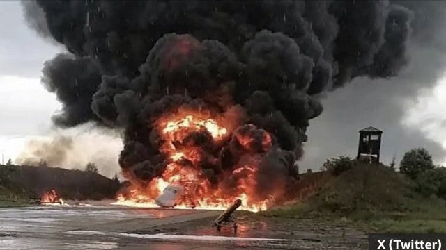 Ucrânia destrói bombardeiro supersônico russo no sul de São Petersburgo