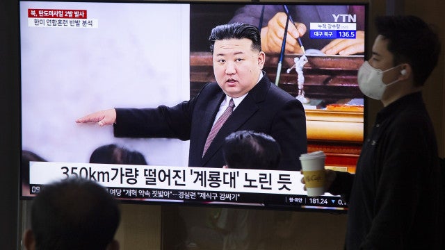 Coreia do Norte dispara mísseis de cruzeiro em direção ao mar Amarelo