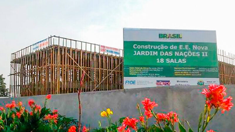 Sinop: nova escola estadual fica pronta no próximo ano letivo; Estado investe mais R$ 3 milhões para conclusão