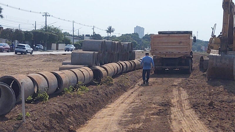 Começam obras de prolongamento da Avenida dos Tarumãs em Sinop
