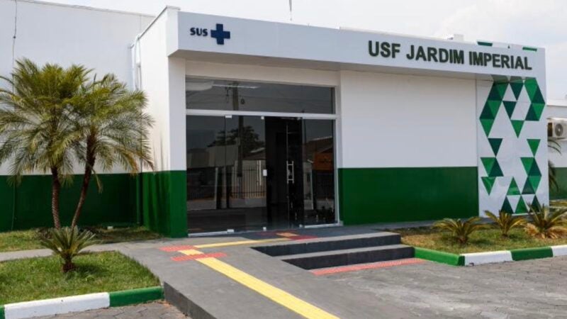 Governador entrega reforma de USF em Cuiabá e afirma que é ‘com padrão muito melhor’