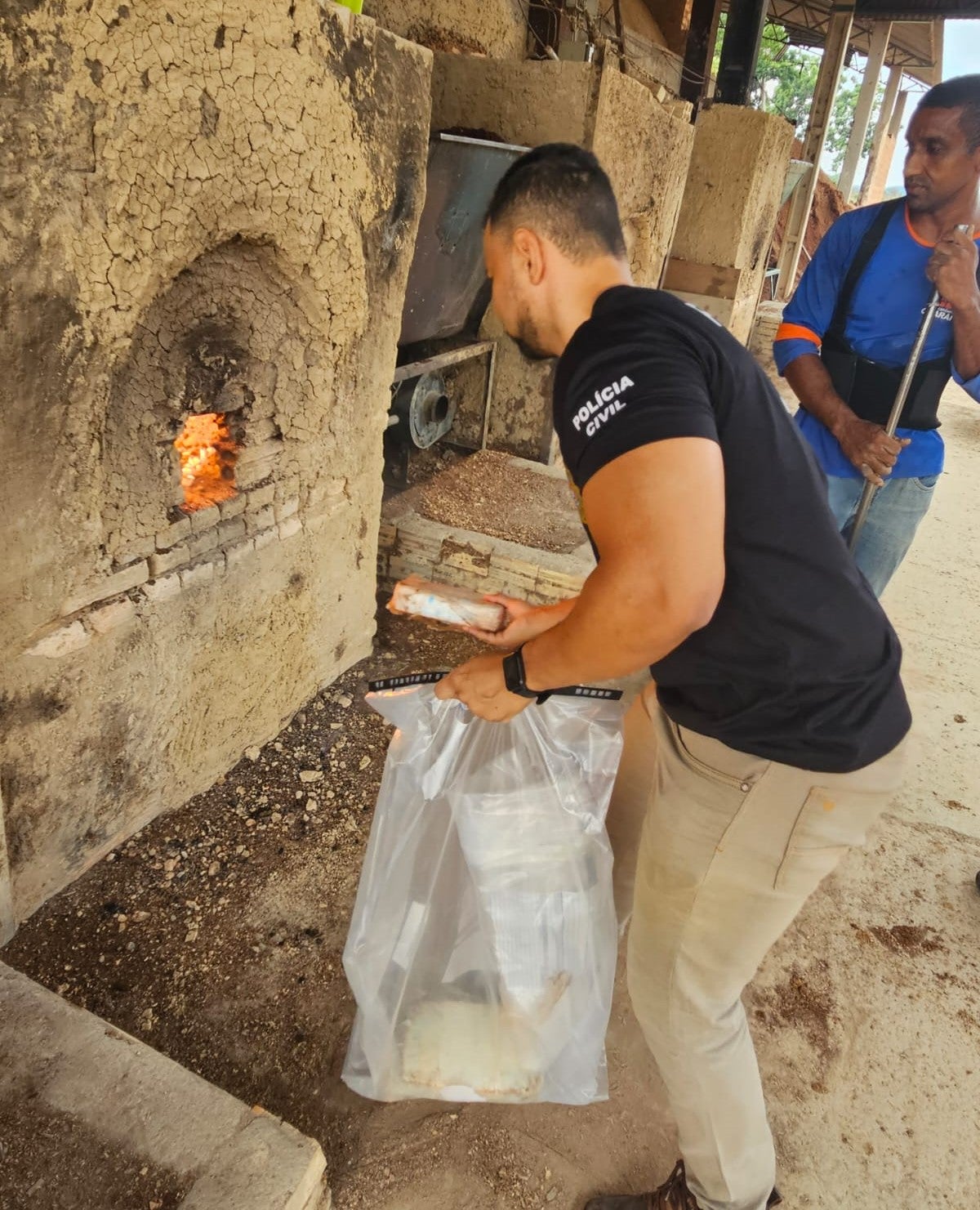 Policia Civil de Guarantã do Norte realizou incineração de drogas