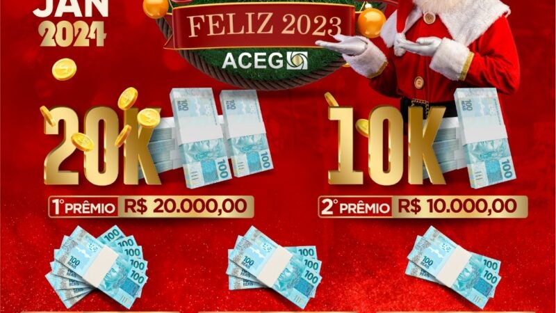 Show de prêmios Natal feliz 2023 da ACEG