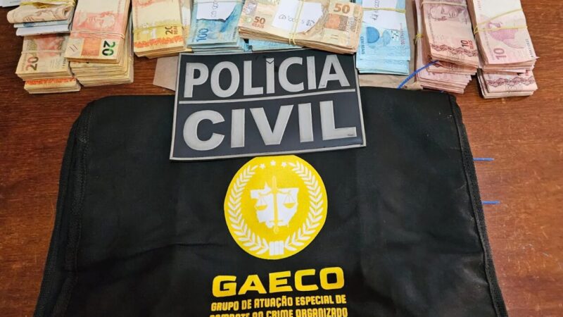 GAECO investiga prefeitos de Claudia e Feliz Natal na Operação Desbaste; R$ 116 mil apreendidos