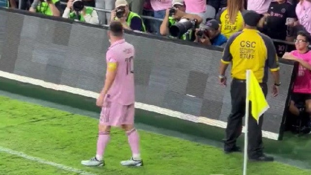 Gesto (simples) de Messi deixou os adeptos do Inter Miami em delírio