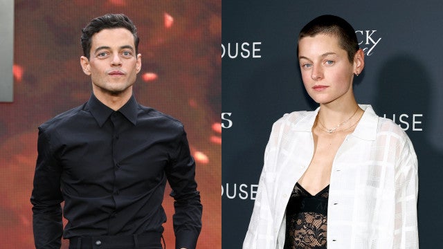 O amor está no ar: Rami Malek e Emma Corrin flagrados aos beijos