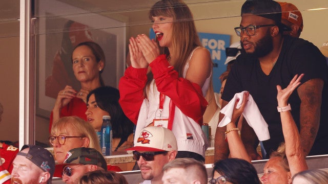 Taylor Swift grita e torce por Travis Kelce na vitória do Kansas City Chiefs na NFL