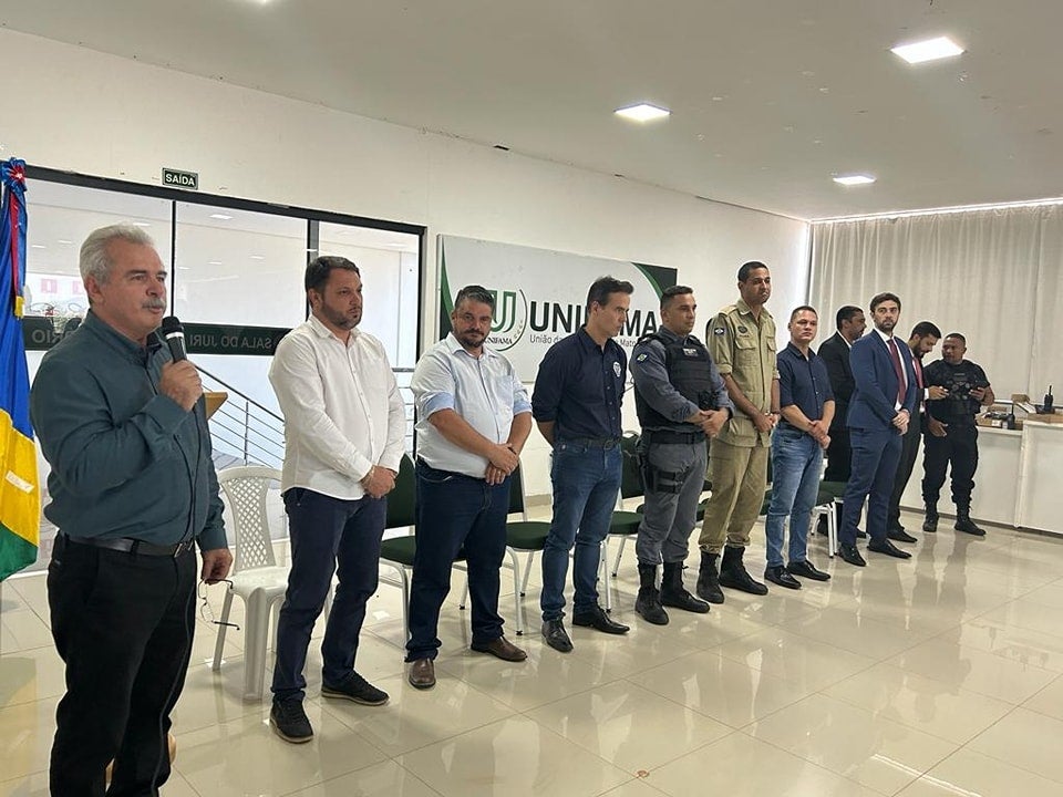 Presidente Valcimar participa de evento e destaca investimentos na área da Segurança Pública