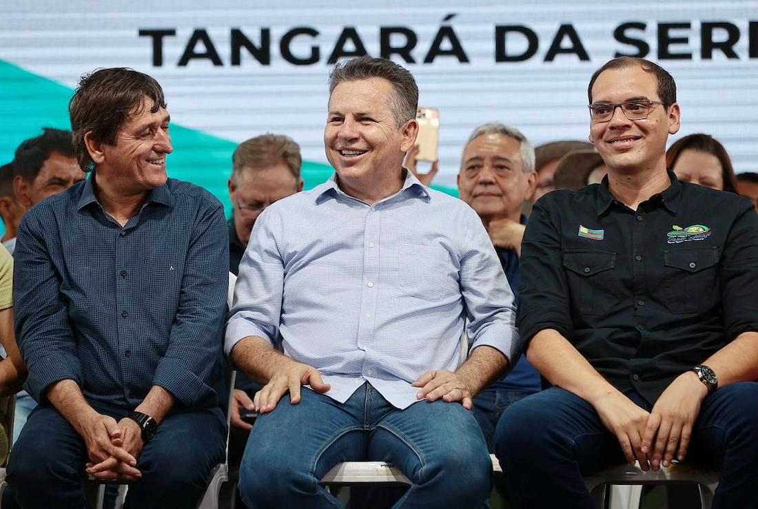 Mauro inaugura 37 km de asfaltamento de rodovia entre Tangará e Santo Afonso; R$ 27 milhões