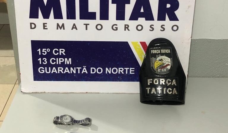 Policia Militar de Guarantã do Norte prendeu 3 suspeitos com droga