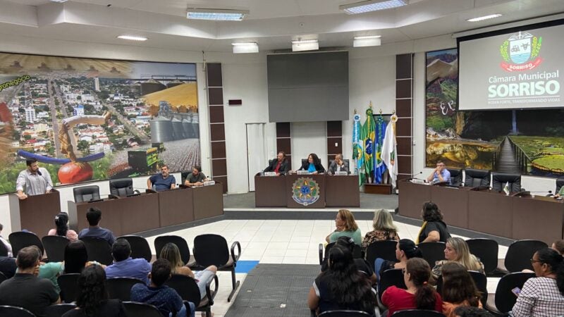 Câmara faz audiência para discutir aumento no número de vereadores em Sorriso