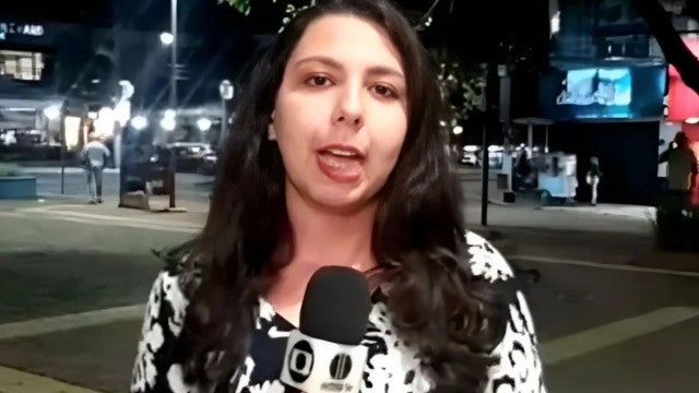 Repórter da Globo é assediada ao vivo