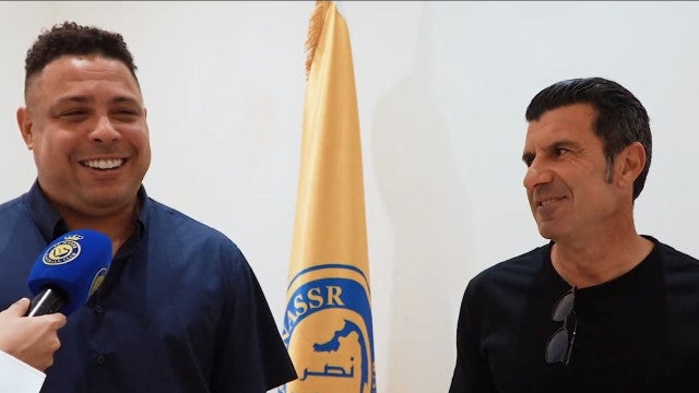 Al Nassr põe Ronaldo Nazário e Luís Figo para debater Cristiano Ronaldo