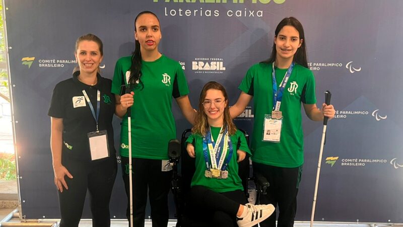 Recreio da Juventude conquista cinco medalhas na segunda fase do Nacional de Natação Paralímpica