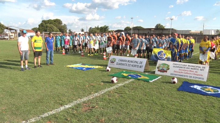 ACONTECEU NO SÁBADO A ABERTURA DO CAMPEONATO REGIONAL DE FUTEBOL DE CAMPO DE GUARANTÃ DO NORTE